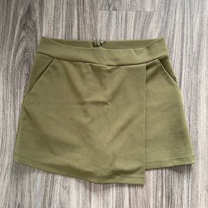 Green skort